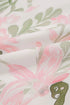 Floral Contrast Edge Layered Short Sleeve Mini Dress